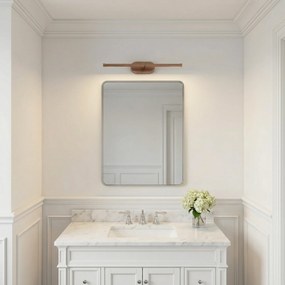 LED аплик за баня APP1895-1W 40 cm BRUSH COPPER