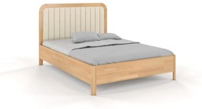 Бежово/естествено двойно легло 160x200 cm от масивен бук Modena – Skandica