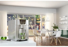 Klarstein ICE VOLCANO 2G машина за ледени кубчета LED | 12кг на всеки 24ч | 2л | 6-10 мин сребриста