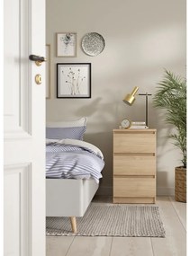 Скрин от дъбов декор в естествен цвят 40x70x50 cm Naia – Tvilum