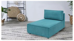Син променлив модулен диван от велур Nihad modular - Bobochic Paris