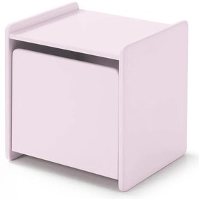 Розово нощно шкафче Kiddy - Vipack