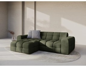 Зелен ъглов диван (ляв ъгъл) Kendal – Micadoni
