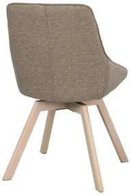 Бежови трапезни столове в комплект от 2 бр. Alison – Rowico