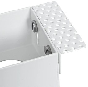 Комплект от 6 вградени прожектора бели GU10 50mm 2-светлинни без рамка - Oneon