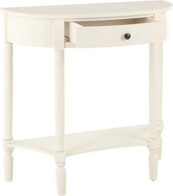 Бяла конзолна маса от масивен бор 33x81 cm Heritage – Premier Housewares