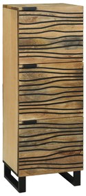 Sonata H височинен бюфет 40x33.5x110 см от масивна мангова дървесина