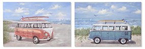 Картина Home ESPRIT Ван Средиземноморско 120 x 3 x 80 cm (2 броя)