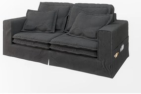 Антрацитен диван 196 cm Nora – Ropez