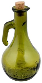 Зелена бутилка за оцет от рециклирано стъкло , 500 ml Di Vino - Ego Dekor