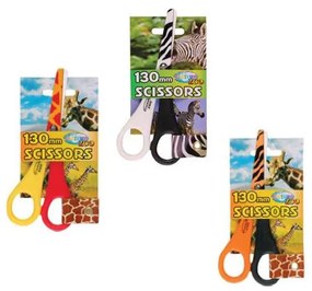 Детска ножичка Centrum Zoo 84182, 13 см, Заоблен връх на острието, Асорти