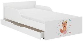 Приказно креватче със сладка лисица 180 х 90 см