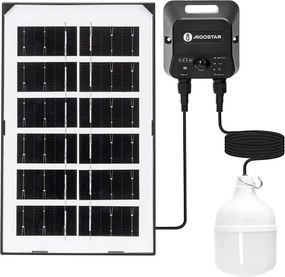 Aigostar - Соларен LED полилей със сензор LED/35W/12V 3000 mAh 6500K Ø 10 см