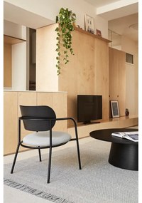 Черно-сив трапезен стол в декор от пепел Eclipse - Teulat