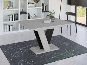 Маса Xao разтегателен -Сив-Черен