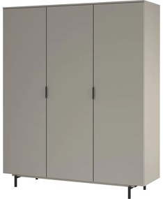 Сив детски гардероб 158x190x54 cm Tomino – Germania