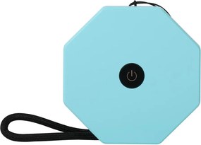 Бяла/тюркоазена преносима светлинна декорация с USB ø 8 cm Twist – Gingko