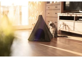 Тъмно сива палатка тип "вигвам" за домашни любимци - Wenko