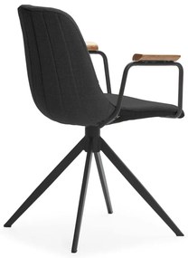 Черни трапезни столове в комплект от 2 бр. Tali – Marckeric