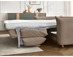 Бежов сгъваем диван 214 cm Ernest – Bobochic Paris