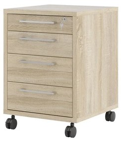 Заключващ се шкаф в дъбов декор в естествен цвят 48x68 cm Prima - Tvilum