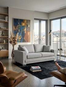 Диван Matrix двуместен-165φ 90β εκ-Γκρι Anoixto