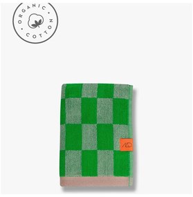 Зелена кърпа от органичен памук 50x90 cm Retro - Mette Ditmer Denmark