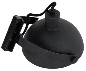 Индустриален 1-фазен релсов прожектор черен със златен интериор - Magnax