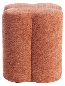 Оранжева табуретка от плат букле Nalani – Light &amp; Living