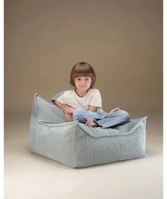 Детски пуф от рипсено кадифе в цвят мента Chair – Wigiwama