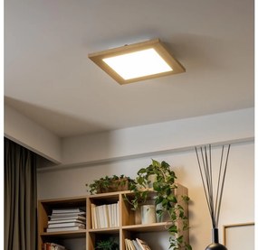 Eglo - LED RGBW панел SALOBRENA-C 16W 230V кафяв + дистанционно