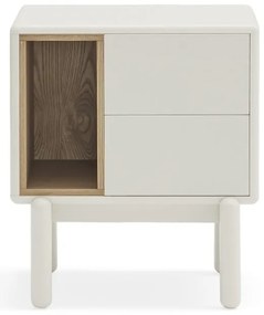 Кремаво нощно шкафче Corvo – Teulat