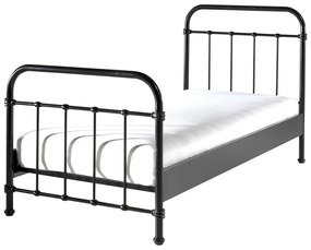 Детско легло от черен метал , 90 x 200 cm New York - Vipack