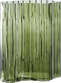 Зелена стъклена ваза (височина 26,5 cm) – House Nordic