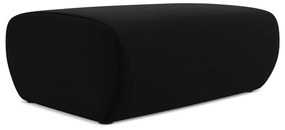 Черна кадифена табуретка Kapua – Makamii