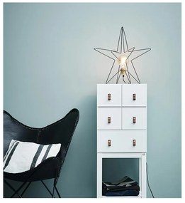 Черна коледна светлинна украса Asterix – Markslöjd