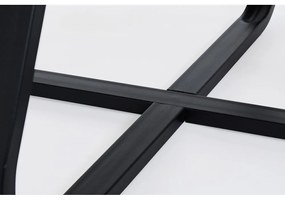 Кръгла масичка за кафе с дъбов плот в естествен цвят ø 80 cm Cesura – Unique Furniture