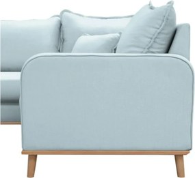 Светлосин ъглов диван (ляв ъгъл) Beata - Ropez