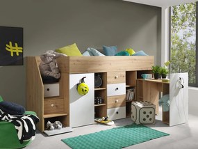 Многофункционално легло Smart III-Left-Leuko