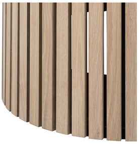 Кръгла трапезна маса с дъбов плот ø 120 cm Linley – Actona