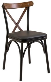 Черен трапезен стол Oliver Sandalyer - Kalune Design