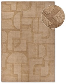 Бежов ръчно изработен вълнен килим 160x230 cm Alexis – Villeroy&Boch