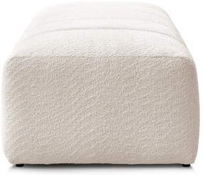 Бяла табуретка от прежда с примки от букле Annecy – Bobochic Paris