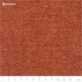 Оранжев ъглов разтегателен диван десен ъгъл Scandic Lagom - Miuform