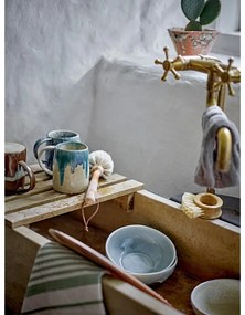 Синьо-бежова глинена чаша 450 ml Yori – Bloomingville