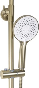 Комплект за душ REA DROP Brush Gold