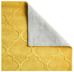 Жълт килим Puro, 150 x 230 cm Hong Kong - Think Rugs