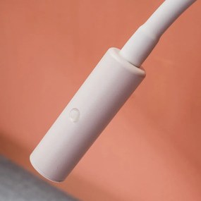 Бяла стенна лампа, височина 53 cm Leo - SULION