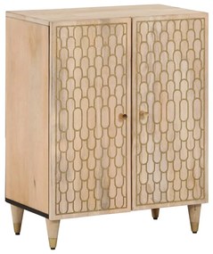 358250 vidaXL Страничен шкаф 60x33x75 см манго масивно дърво