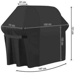 Водоустойчив капак за грил 147 x 61 x 122 cm